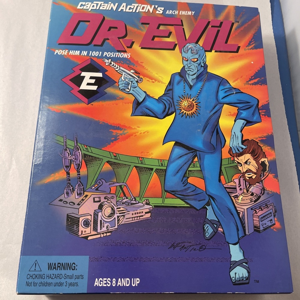 DR. EVIL Captain Action Arch Enemy Playing Mantis Villain Series New 1998 - Picture 15 of 16